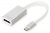 Digitus Adapter graficzny DisplayPort 4K 30Hz na USB Typ C, aluminowa obudowa